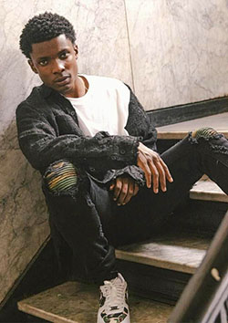 mnml X204 CAMO STRETCH DENIM | BLACK