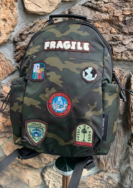 TRIPPY BACK PACK ORIGINAL WAPPENS | CAMOUFLAGE