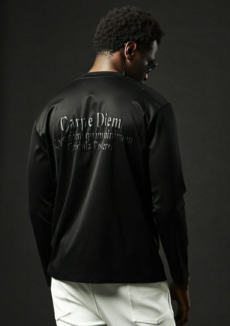 1PIU1UGUALE3 SPORT CDIEM COMFORTABLE CREW L/S | 99BLACK