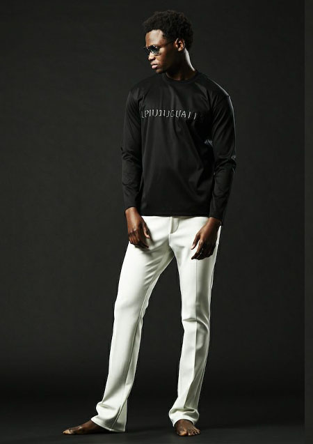 1PIU1UGUALE3 SPORT CDIEM COMFORTABLE CREW L/S | 99BLACK