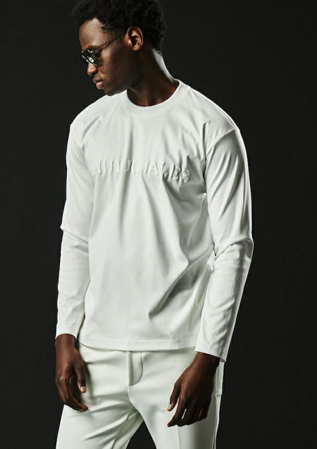 1PIU1UGUALE3 SPORT CDIEM COMFORTABLE CREW L/S | 10WHITE