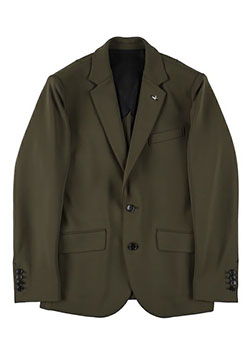 1PIU1UGUALE3 RIB 2B-JKT | 67KHAKI