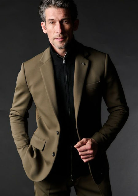 1PIU1UGUALE3 RIB 2B-JKT | 67KHAKI