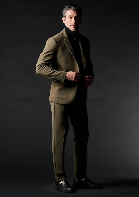 1PIU1UGUALE3 RIB 2B-JKT | 67KHAKI