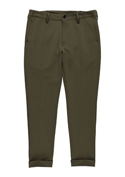 1PIU1UGUALE3 RIB TAPERED SLACKS | 67KHAKI