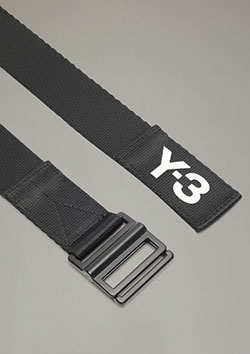 Y-3 CLASSIC LOGO BELT | BLACK