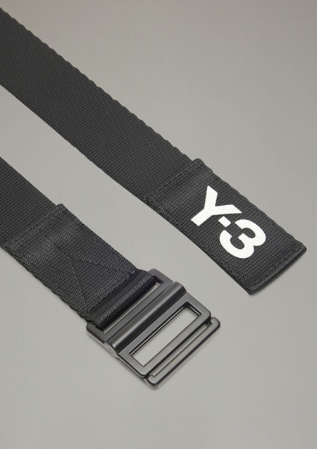 Y-3 CLASSIC LOGO BELT | BLACK