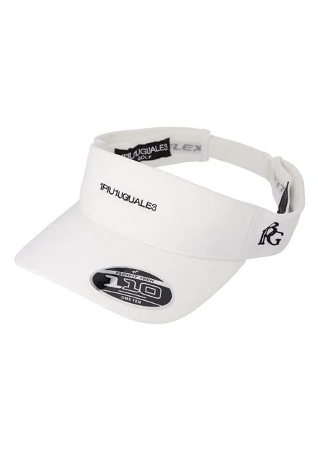 1PIU1UGUALE3 GOLF SUN VISOR | 10WHITE