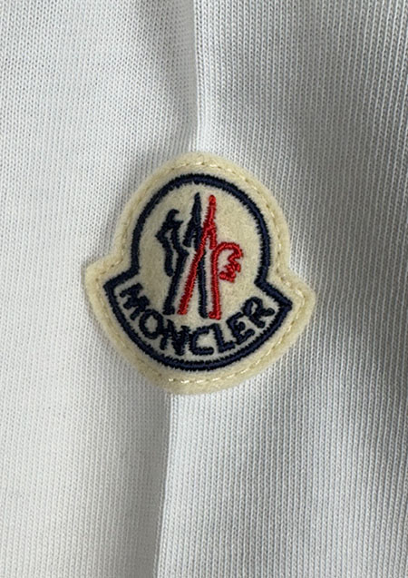 MONCLER LOGO L/S TEE | 034WHITE