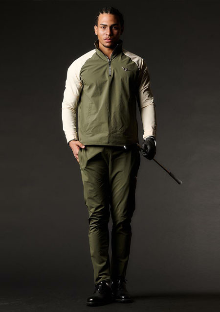 1PIU1UGUALE3 WATER REPELLENT PANTS | KHAKI