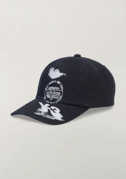 Y-3 GRAPHIC CAP | BLACK