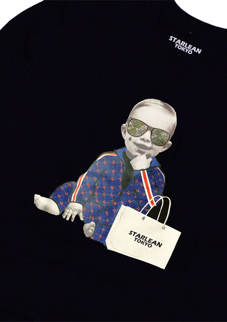 STARLEAN JERSEY BABY SWEAT | BLACK