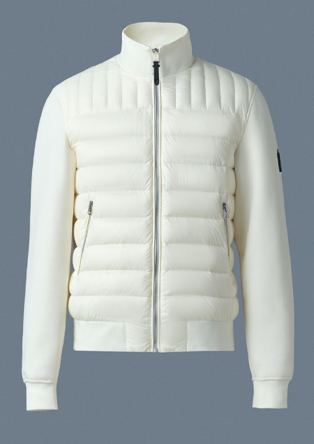 MACKAGE HYBRID DOWN JACKET COLLIN-R | CREAM | MENS