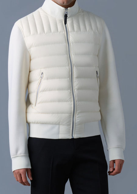 MACKAGE HYBRID DOWN JACKET COLLIN-R | CREAM | MENS