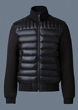 MACKAGE HYBRID DOWN JACKET COLLIN-R | BLACK | MENS