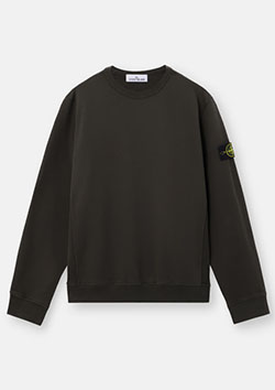 STONE ISLAND ORGANIC COTTON FLEECE | V0029BLACK