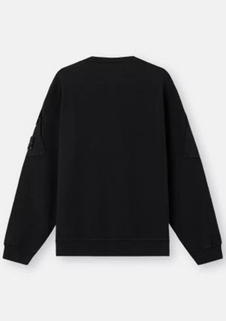 STONE ISLAND ORGANIC COTTON FLEECE | V0029BLACK