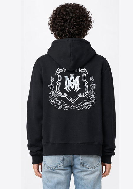 AMIRI ZIP PARKA | BLACK