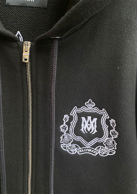 AMIRI ZIP PARKA | BLACK