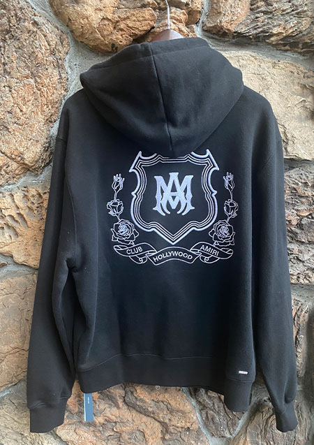 AMIRI ZIP PARKA | BLACK