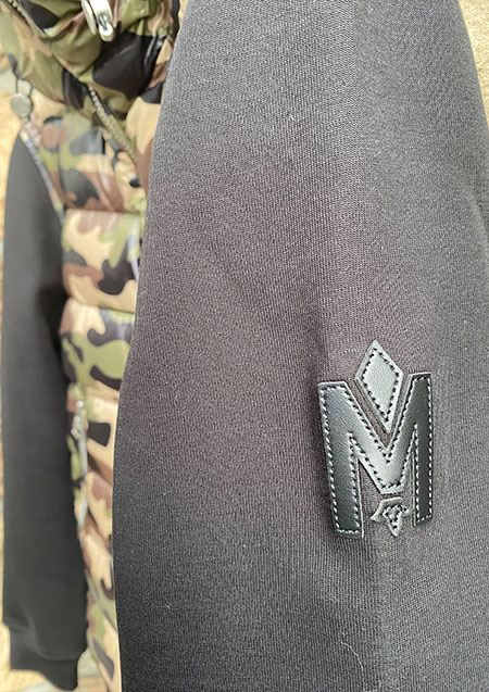 MACKAGE HYBRID DOWN HOODIE JACKET FRANK-CAMO | CAMO | MENS