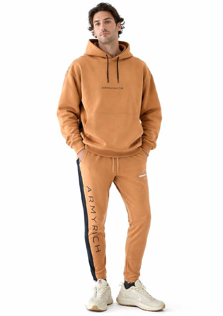 ARMYRICH ナイロン切替ボンディングオーバーサイズパーカーセットアップ | CAMEL