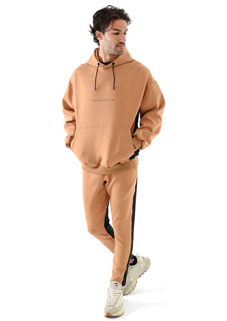 ARMYRICH ナイロン切替ボンディングオーバーサイズパーカーセットアップ | CAMEL