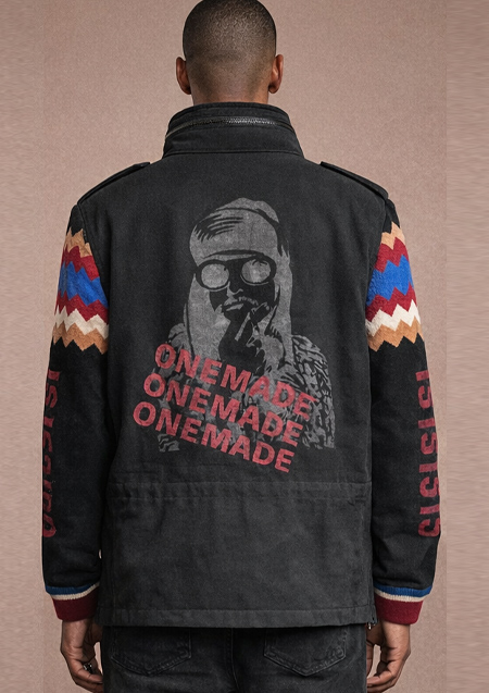 ONEMADE KNIT SLEEVES M-65 | BLK