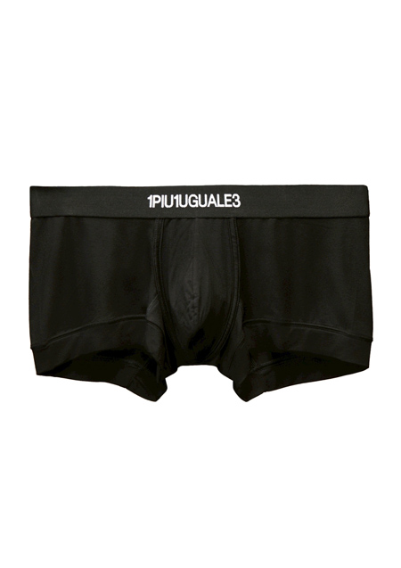 1PIU1UGUALE3 SHORT BOXER SHORTS | 99BLACK