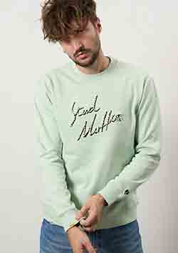 STUD MUFFIN ヘビーウエイト裏毛パイル パールロゴ スエットシャツ | MINT