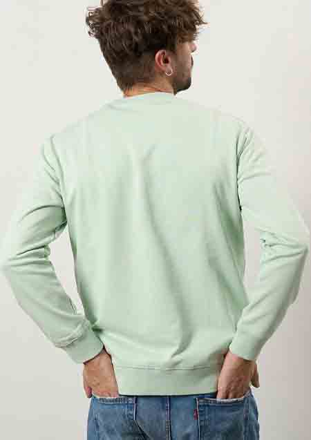 STUD MUFFIN ヘビーウエイト裏毛パイル パールロゴ スエットシャツ | MINT