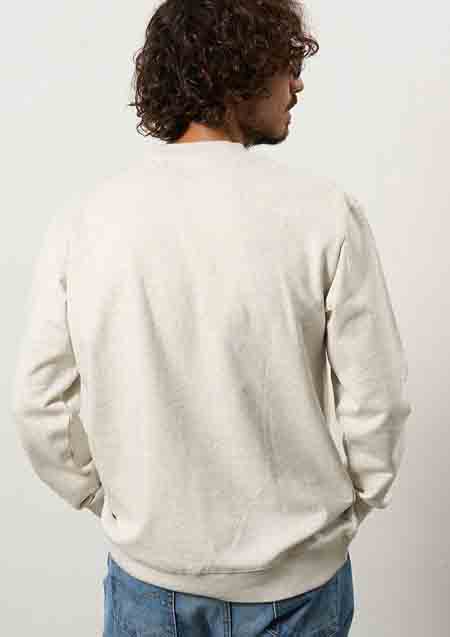 STUD MUFFIN ヘビーウエイト裏毛パイル パールロゴ スエットシャツ | OAT