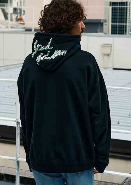 STUD MUFFIN ヘビーウエイト裏毛パイル パールロゴ スエットシャツ | MINT