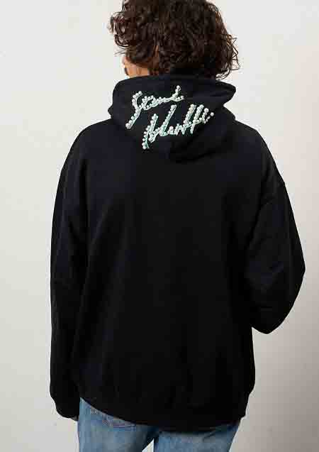 STUD MUFFIN ヘビーウエイト裏毛パイル パールロゴ スエットシャツ | MINT