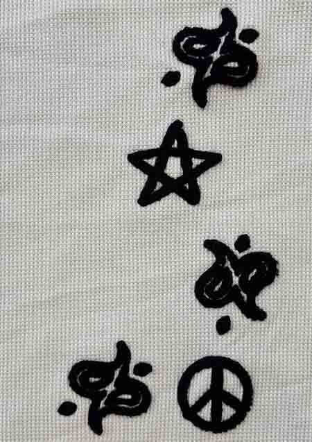 STUD MUFFIN ヘビーウエイトコットンワッフル ペイズリーサガラショートパンツ | WHITE