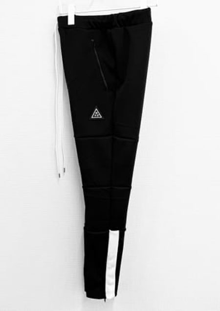 GOTHAM NYC SKINNY JERSEY PT | BLACK/WHITE