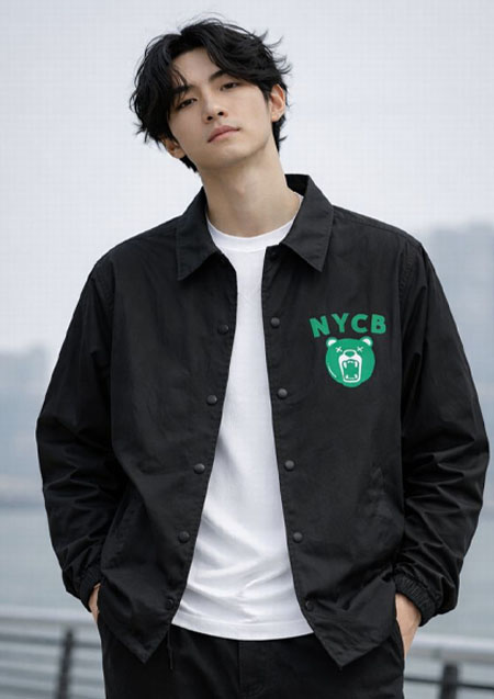 GOTHAM NYC NYLON COACH JKT | BLACK