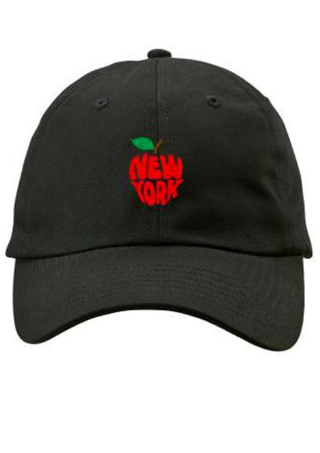 GOTHAM NYC APPLE 6 PANEL CAP | BLACK