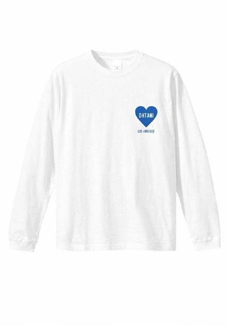 GOTHAM NYC 5.6oz LOVE OHTANI L/S TEE | WHITE