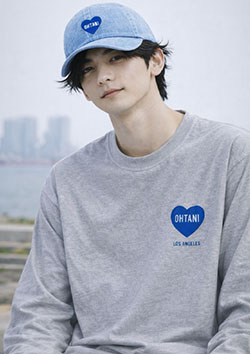 GOTHAM NYC 5.6oz LOVE OHTANI L/S TEE | H.GREY