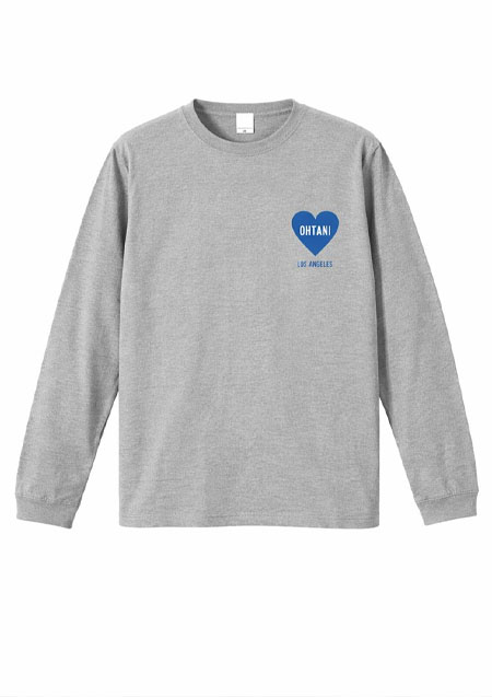 GOTHAM NYC 5.6oz LOVE OHTANI L/S TEE | H.GREY