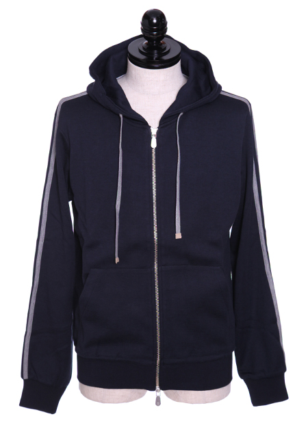 ELEVENTY ジップスウェット パーカー パンツ セットアップ ジャージ　｜Navy