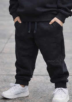 FOG ESSENTIALS KIDS 21SS KIDS SWEAT PANTS | BLACK | KIDS