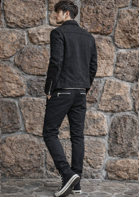 MAXSIX KNIT PRINT SWEAT RIDERS HardiVague limited