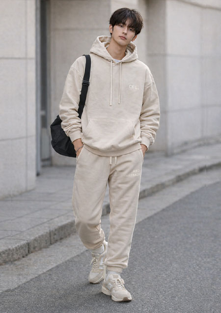 GOTHAM NYC 6.4oz Garment Dyed Parka | ECRU