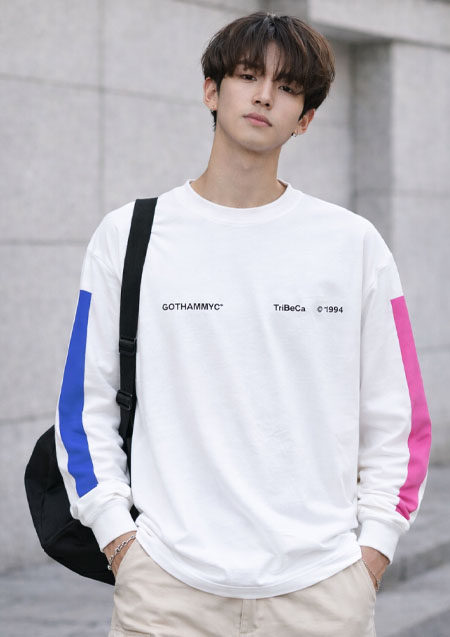 GOTHAM NYC LINE SLEEVE 5.6 LTS | WHITE