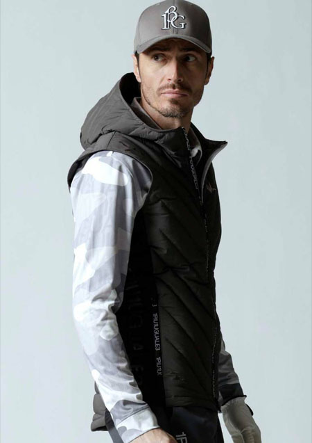 1PIU1UGUALE3 GOLF DOWN VEST | GRAY