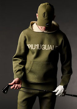 1PIU1UGUALE3 GOLF WAFFLE PARKA | 67KHAKI