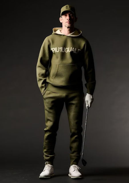 1PIU1UGUALE3 GOLF WAFFLE PARKA | 67KHAKI