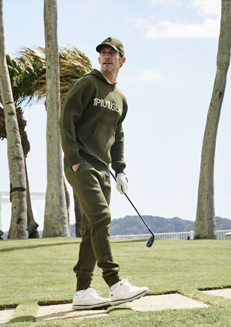 1PIU1UGUALE3 GOLF WAFFLE PARKA | 67KHAKI